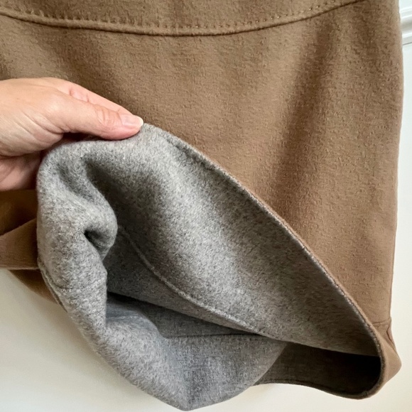 Weekend MaxMara Camel Wool Skirt, 100% Virgin Wool, Size 6 - Picture 7 of 11